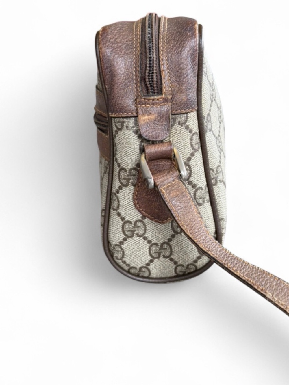 Gucci Ophidia GG Supreme Sherry Line Crossbody/Shoulder Bag with COA - Picture 6 of 17